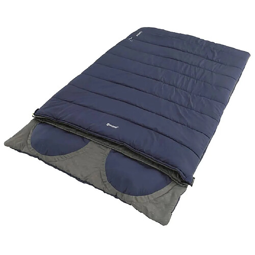 Outwell Sac de couchage double Contour Lux Bleu impérial