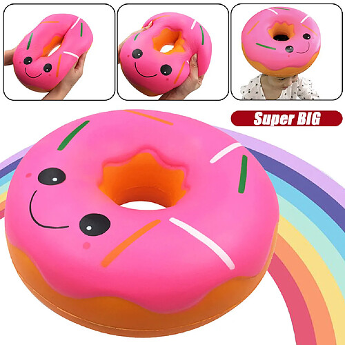 Squishies Jumbo géant Donut lent Rising Fruit parfumée Stress Relief Toy cadeau