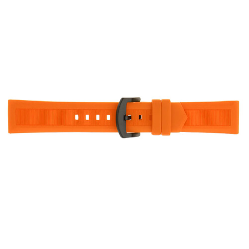 Sport de qualité supérieure en caoutchouc de silicone orange pour remplacer la bande de montre