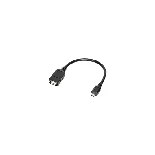 Câble Adaptateur Logilink Micro Usb 2.0 M Vers USB Logilink Noir 20Cm