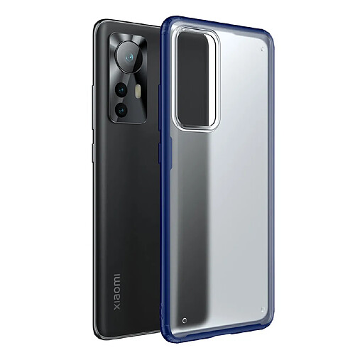 Coque en TPU antichoc, anti-rayures, surface mate bleu pour votre Xiaomi 12