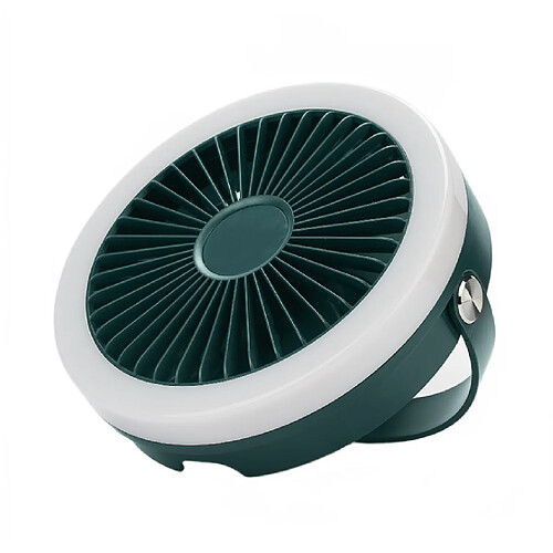 Universal 4000mAh USB télécommande rechargeable 3 vitesses ventilateur de plafond suspendu avec lumière LED camping lit de tente extérieure | Ventilateur