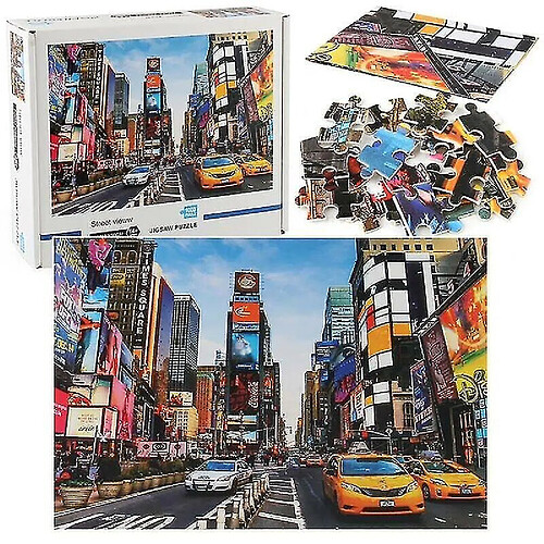 Universal Jouets éducatifs pour enfants 1000 pièces Puzzle Puzzle Times Square Paris Street