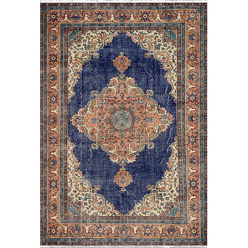 ICONIK INTERIOR Tapis Oriental Vintage - (290x200 cm) - Rally Multicolore