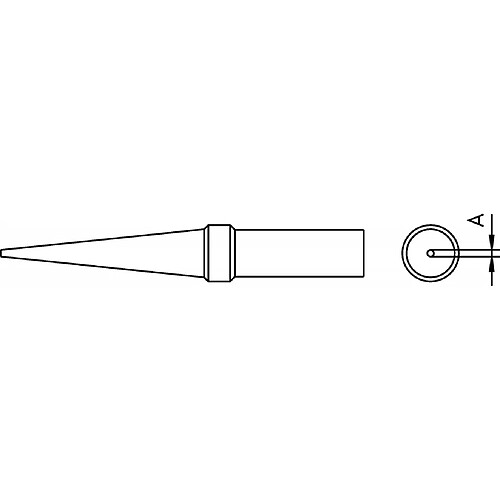 Alpexe Panne à souder Oblong, Conical 0.4 mm