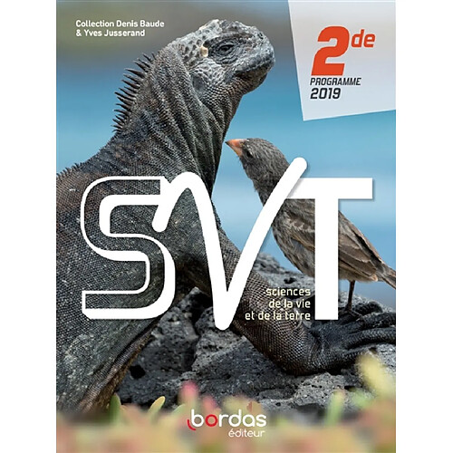 SVT, sciences de la vie et de la Terre 2de : programmes 2019 · Occasion