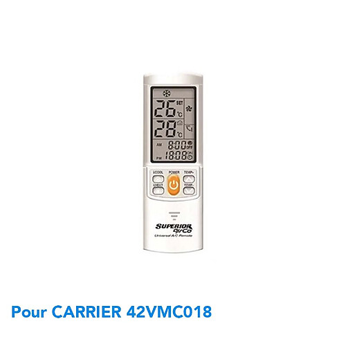 Superior Télécommande pour CARRIER 42VMC018