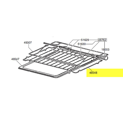 Smeg GRILLE INOX DE FOUR SUPLEMENTAIRE