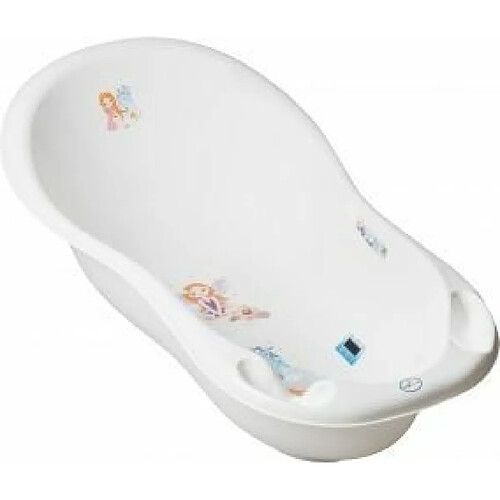 Tega Baby Bébé Baignoire Avec Thermomètre Enfant Washtime Bébé Enfants Baignade Grand 102CM - Princesse Blanc