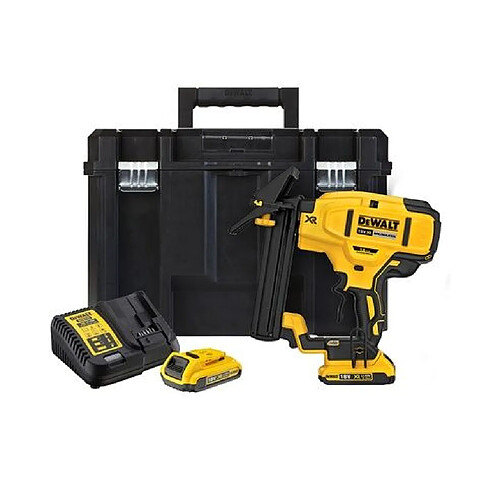 Dewalt - Agrafeuse de parquet 18V 2x2,0Ah Li-Ion avec coffret - DCN682D2