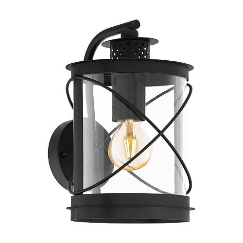 EGLO Lampe murale d'extérieur Hilburn 20x20x28 cm Noir