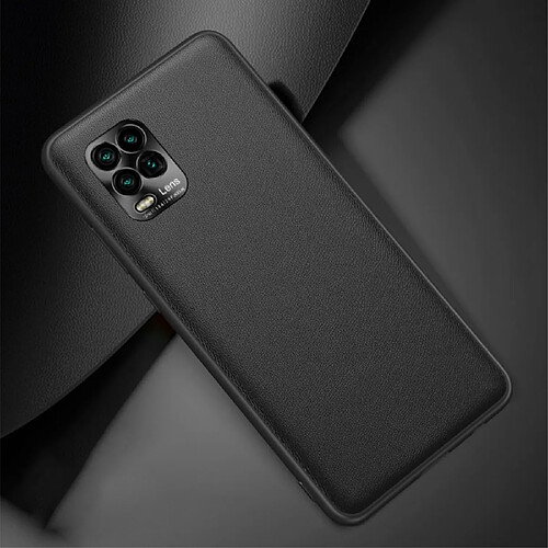 Coque en TPU CD veines avec caméra noir pour votre Xiaomi Mi 10 Lite 5G