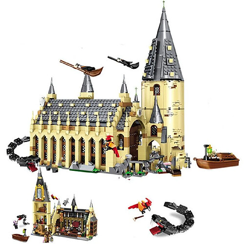 Universal HARRIS MAGIC GRAND CHATEAU HALL BRIQUES BÂTIMENTS DESSINS D'ACTION JOUETS CERVEAUX JEUX MODÈLES JOUETS CADEAUX D'ANNIVERSAIRE