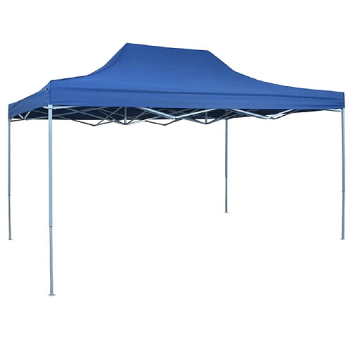 vidaXL Tente pliable 3 x 4,5 m Bleu