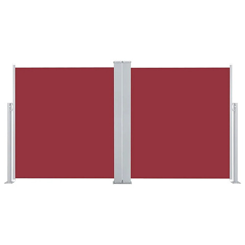 Maison Chic Auvent latéral rétractable de balcon | Store extérieur | Auvent solaire Rouge 160 x 600 cm -GKD58264