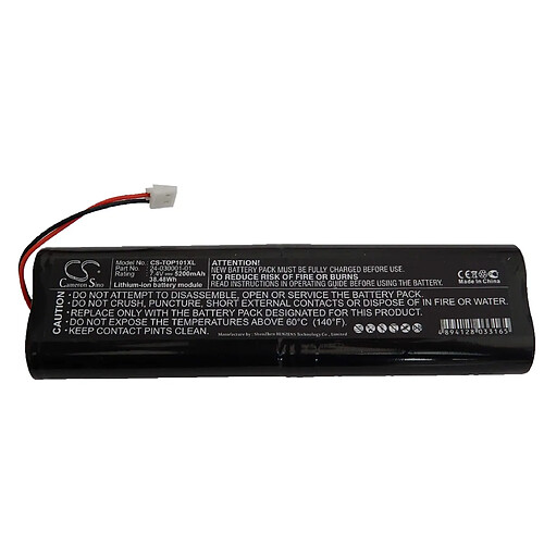 Batterie Li-Ion vhbw 5200mAh (7.4V) pour Topcon Hiper Ga, Gb, L1, Lite Plus, Pro, L18650-4TOP comme 24-030001-01.