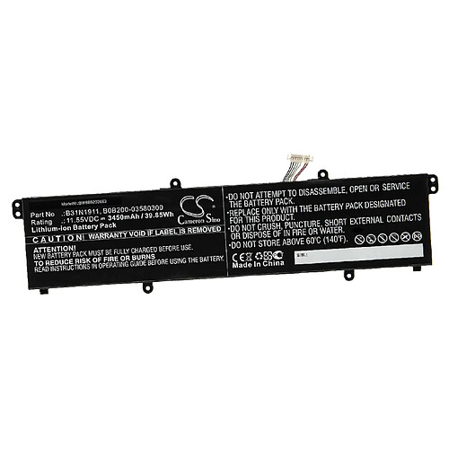 vhbw Batterie compatible avec Asus VivoBook 14 F413, 14 K413, 14 M413, 14 X413 ordinateur portable Notebook (3450mAh, 11.55V, Li-ion)