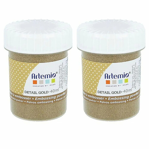 Artemio Poudre à embosser 80 ml - Doré fin