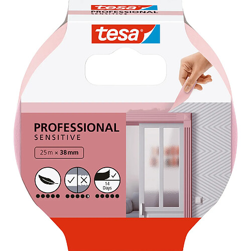 tesa Masquage pour contours très précis Precision,38mm x 25m ()