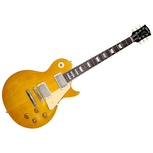 1958 Les Paul Standard Reissue Lemon Burst Light Aged Gibson