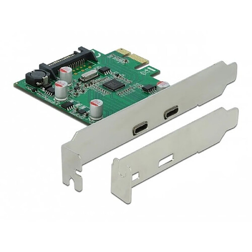 scheda pci usb delock pcie x1>2x extern superspeed usb - (usb