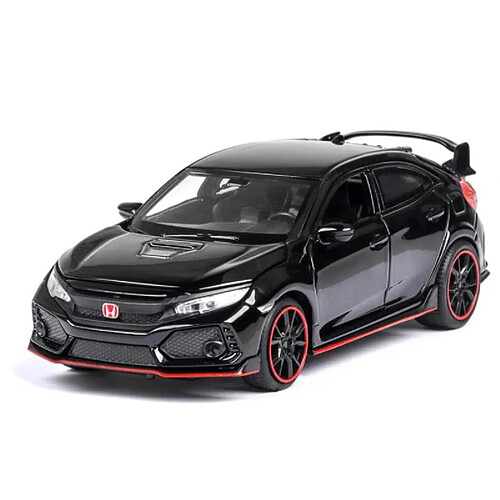 Universal 1: 32 Citizen Type R Die Casting Métal Jouet Voiture Modèle Rouge Logo Voiture Avec Son Et Lumière Collection Jouet Pour Cadeaux De Noël Pour Enfants | Die Casting Jouet Voiture(Le noir)