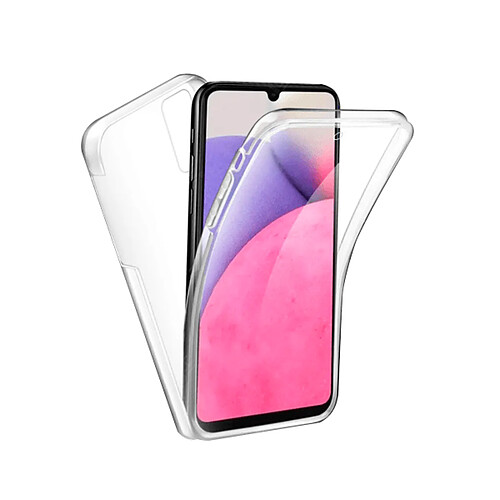 PHONECARE Coque 3x1 360° Impact Protection pour Samsung Galaxy A13 - Transparent