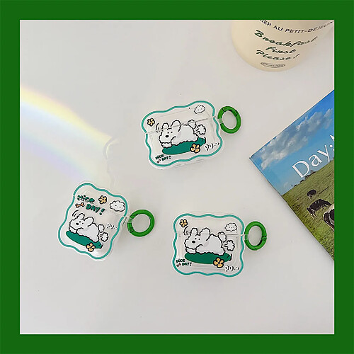 GUPBOO Airpods Coque Housse Étui Protecteur Compatible pour AirPods 3-Ins chiot mignon de bande dessinée