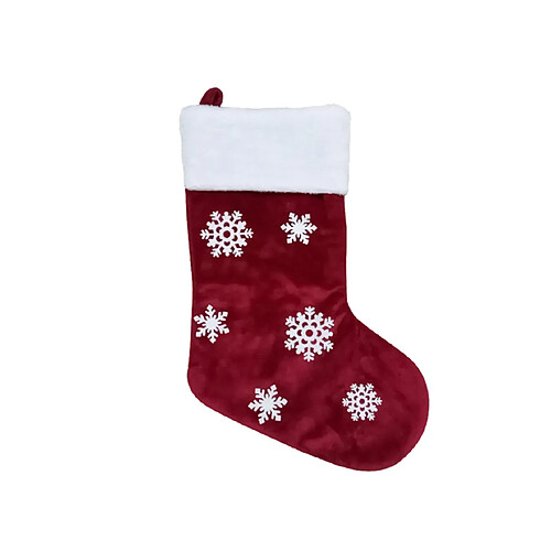 C229 2PCS Chaussettes de neige de Noël Sac-cadeau Sac de Noël Fournitures de Noël Décoration des accessoires Décoration Pendentif Cheminée Pendentif