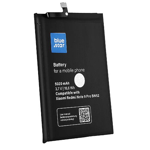 Blue Star Batterie Xiaomi Redmi Note 9 Pro