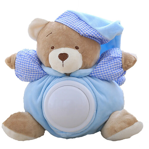 Universal Ours en peluche Kawaii Tone Peluche Fleur Poupée Lampe de prise de vue Confort de sommeil Lumineux LED Apaisant Ours Jouet Enfant Bébé Cadeau | Peluche Animaux en peluche