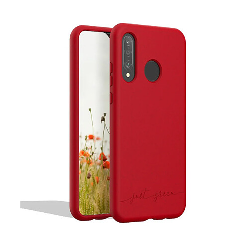 BIGBEN Coque Huawei P30 Lite Natura Rouge - Eco-conçue Just Green