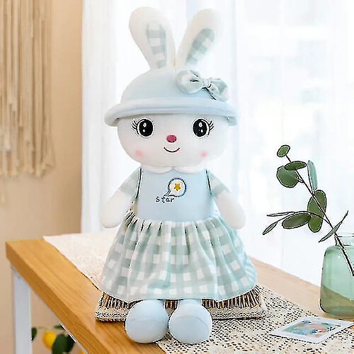 Universal 50 cm Bunny Plux Toy Super Soft Sleeping Cadeau de Noël Livraison gratuite (bleu)