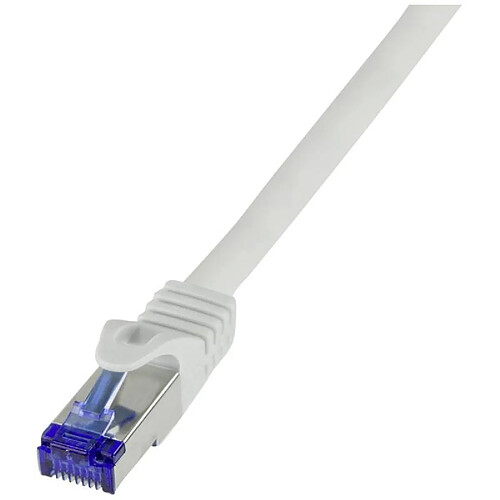 LogiLink C6A102S RJ45 CAT 6a S/FTP 15 m gris 1 pc(s)