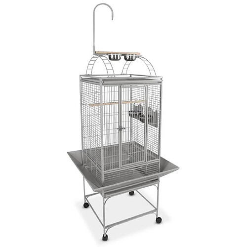 DUVO+ Habitat pour perroquets Coco 50 x 50 x 154 cm - 18,6 kg - Pour oiseaux