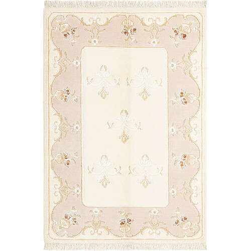 Vidal Tapis de laine 183x127 beige Darya