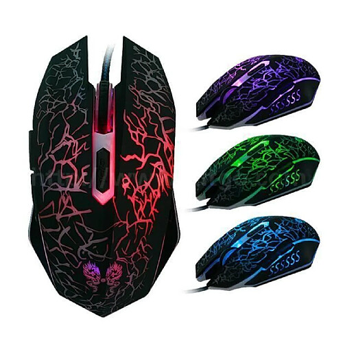 Ywei Souris gamer filaire Souris de Jeu avec 6 boutons