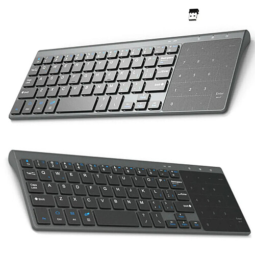 Universal Clavier sans fil mini-clavier 2.4G avec pavé tactile