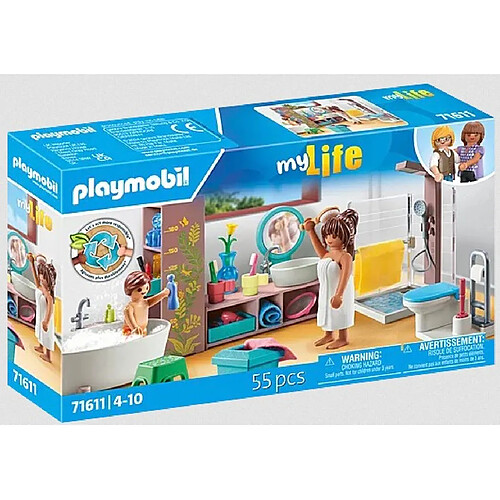 Playmobil® 71611 Salle de bains avec douche et baignoire