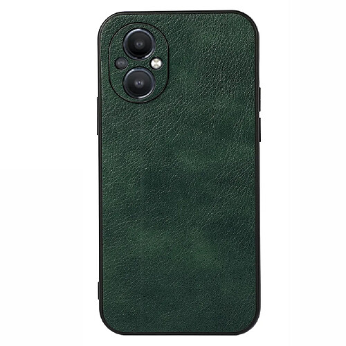 Coque en TPU + PU texture litchi, anti-rayures, vert pour votre OnePlus Nord N20 5G