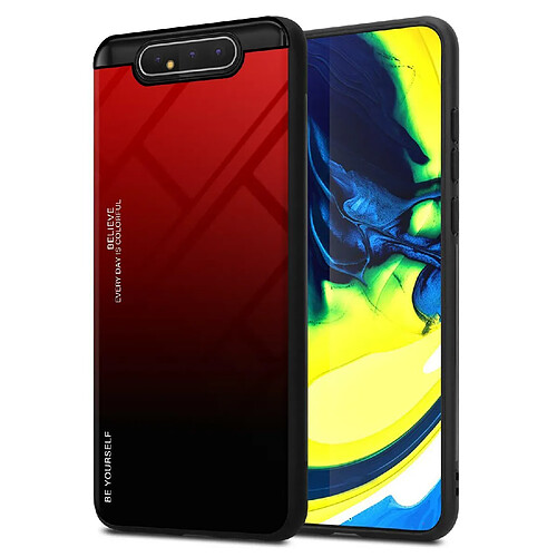 Cadorabo Coque Samsung Galaxy A80 / A90 4G Etui en Rouge