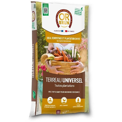 Terreau universel - OR BRUN - OBRTUNI20N - 20 L