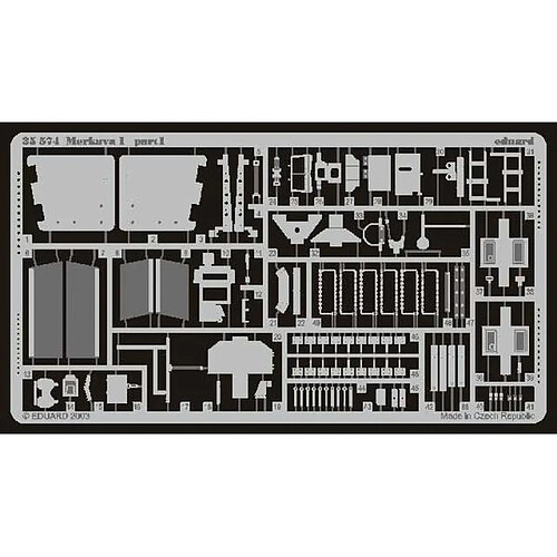 Merkava I Fotoätzsatz- 1:35e - Eduard Accessories