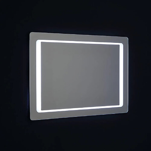 Kiamami Valentina MIROIR 100x70 DE SALLE DE BAIN RÉTROÉCLAIRÉ AVEC LED RÉVERSIBLE