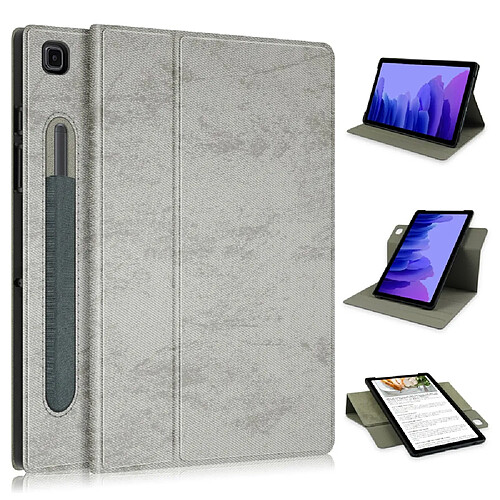 Etui en PU avec support gris pour votre Samsung Galaxy Tab A7 10.4 (2020)