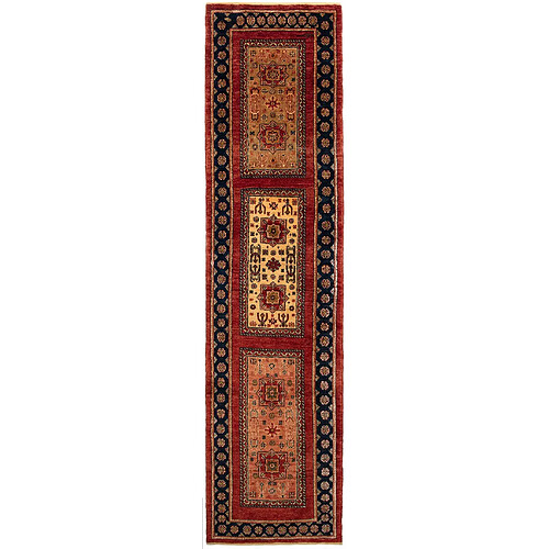 Vidal Tapis de couloir en laine 288x72 brun Kashkuli