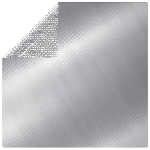 vidaXL Couverture de piscine Argenté 400x200 cm PE