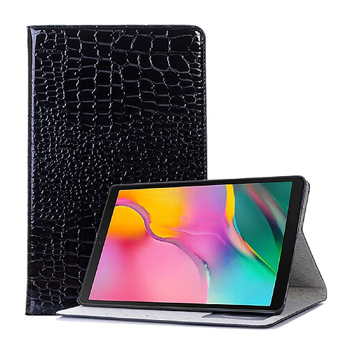 Wewoo Housse Coque Etui à rabat horizontal en cuir texturé pour Galaxy Tab A 10.1 2019 T510 / T515avec porte-cartes et noir