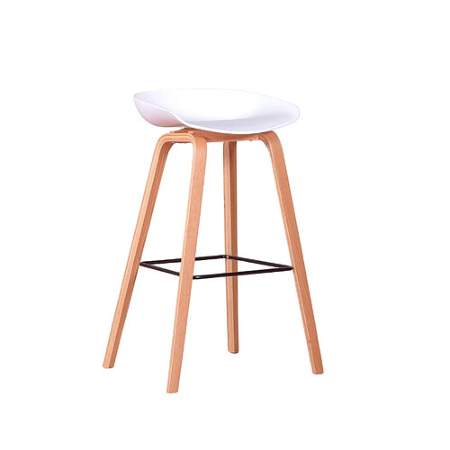 Nest Dream Tabouret nordique avec pieds en bois de hêtre (75cm) - Daxer