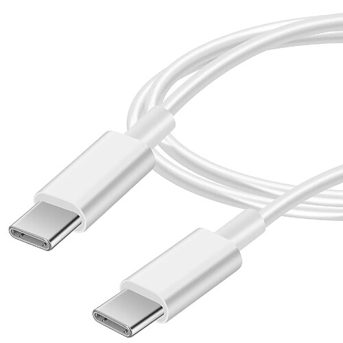 MAXLIFE Câble USB Type C vers USB Type C Blanc